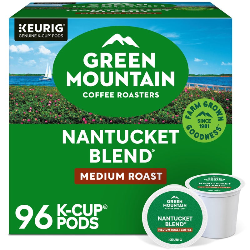 Green Mountain Coffee Roasters Nantucket Blend Keurig Single-Serve K-Cup Pods, Medium Roast Coffee, 96 Count - Image 1
